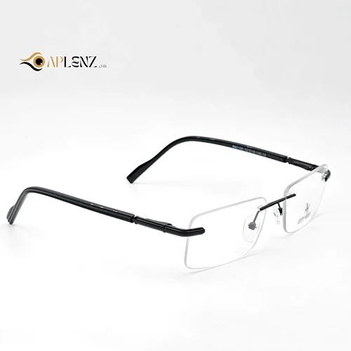 عینک طبی بدون دور برند AM مربعی کد ۱۷۵۵