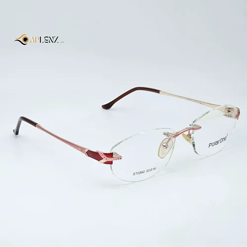 عینک طبی زنانه بدون دور برند پولار وان polar one کد ۱۷۶۰