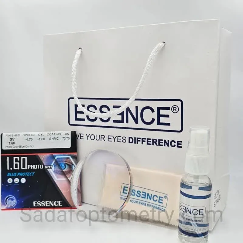 عدسی 1.60 Essence Photo Blue Control نشکن