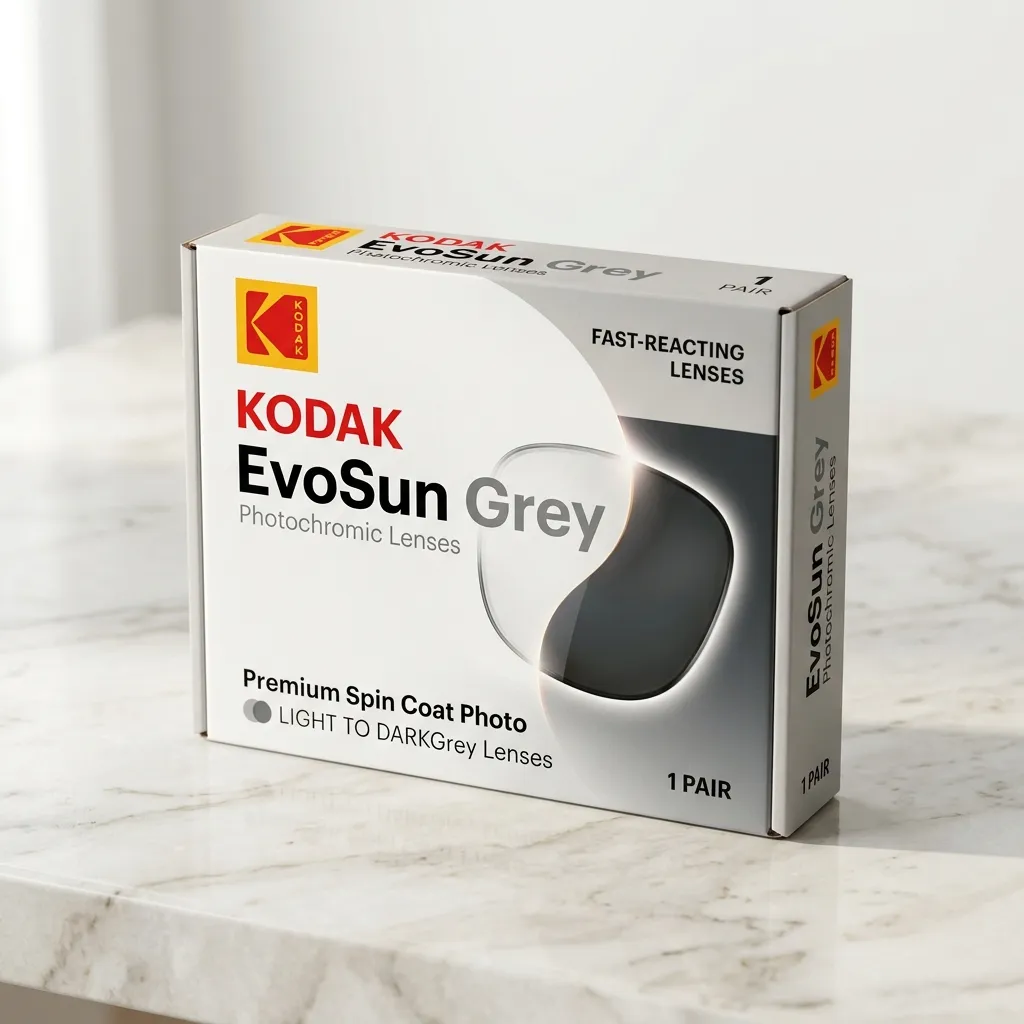 عدسی ساختنی 1.56 Photochromic KODAK