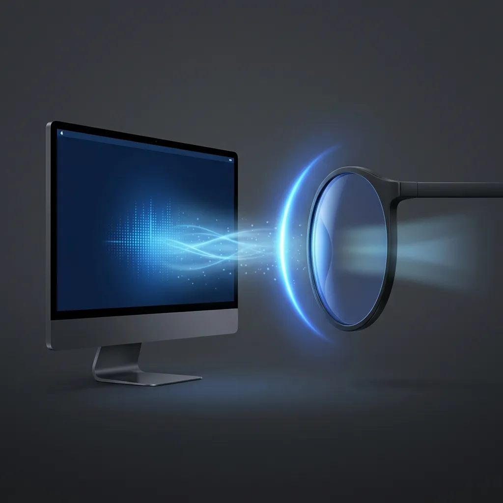 Blue Control Lenses Illustration