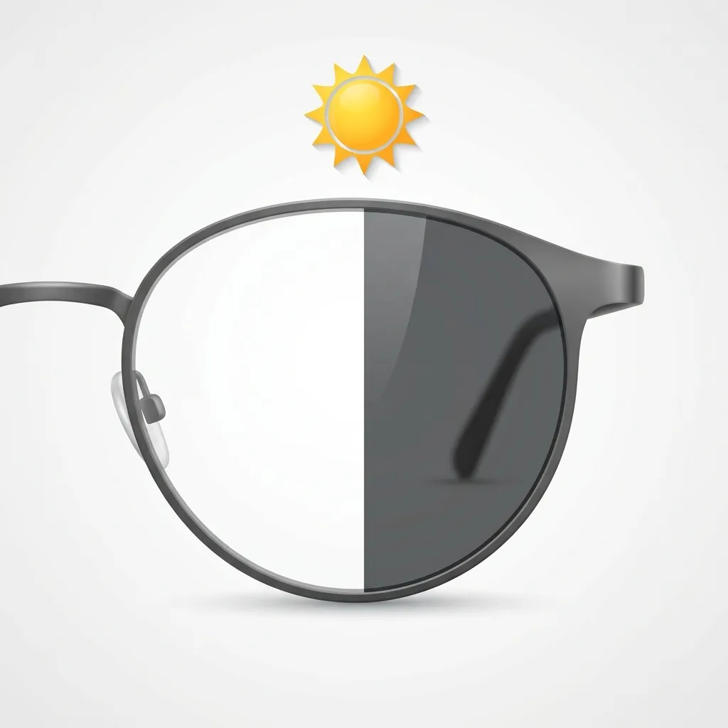 Photochromic Lenses Illustration