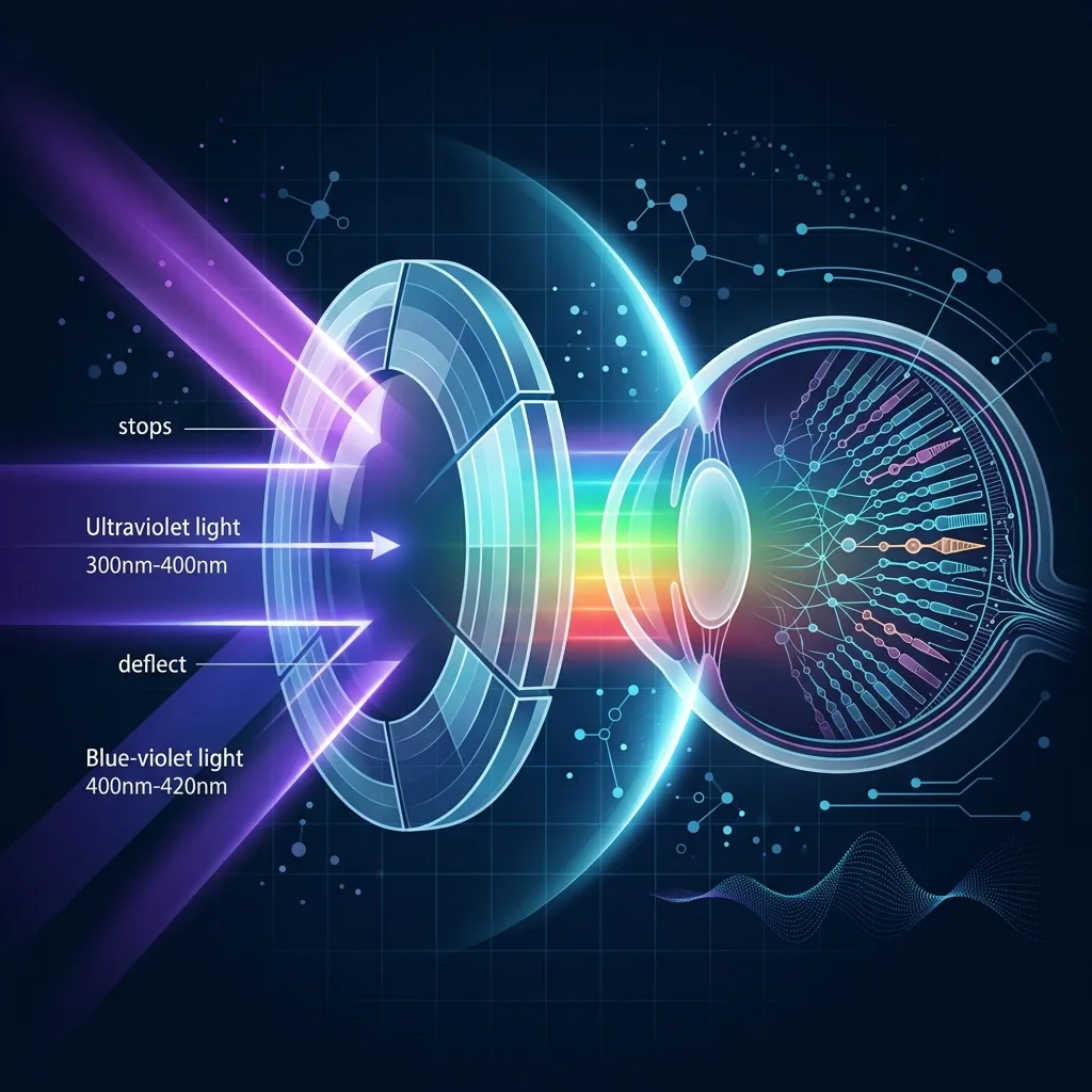 Total Blue Lenses Illustration