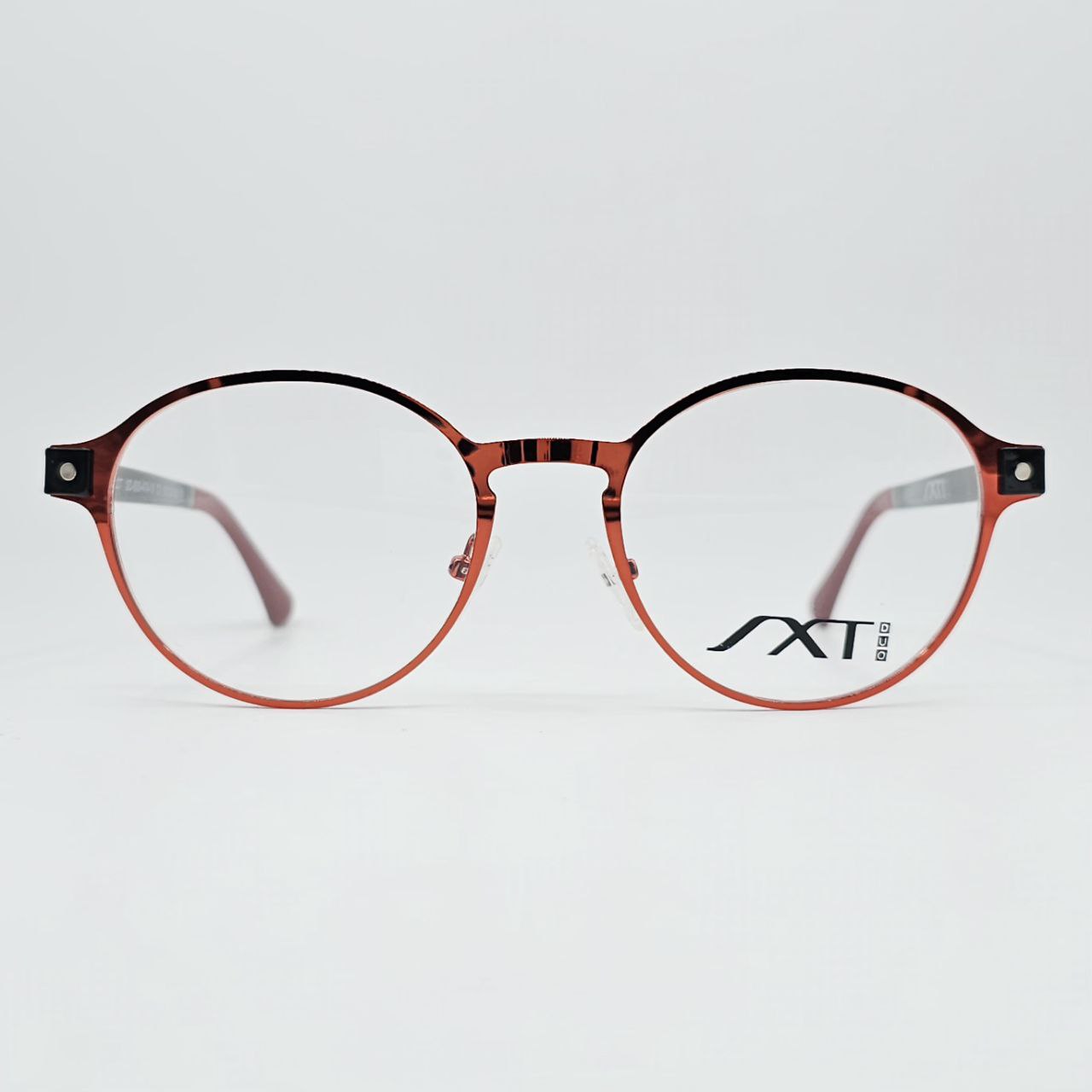 عینک کاوردار فلزی آبی برند SXT - ابعاد فریم