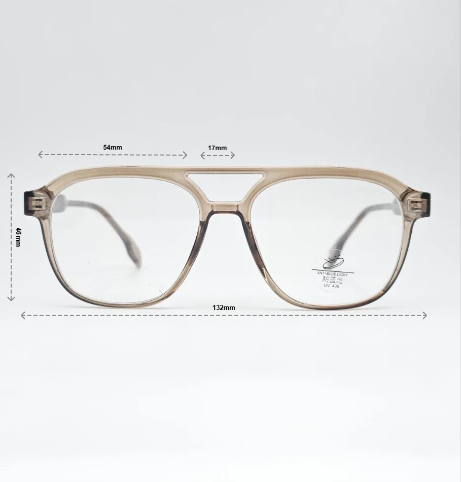 عینک طبی نشکن برند MOSCOT - ابعاد فریم