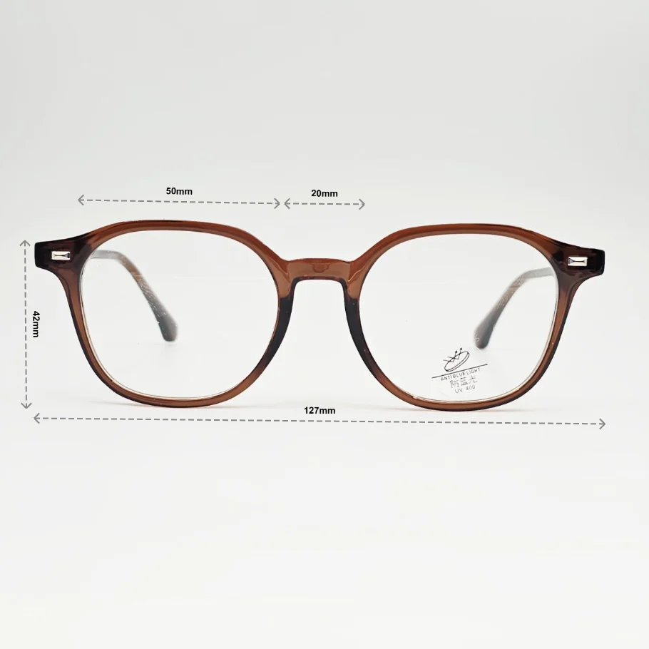 عینک طبی TR90 برند MOSCOT - ابعاد فریم