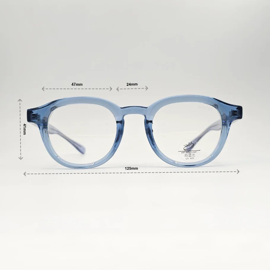 عینک طبی TR90 برند MOSCOT - ابعاد فریم