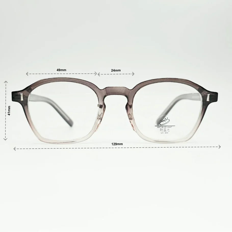 عینک طبی چند ضلعی TR90برند MOSCOT - ابعاد فریم