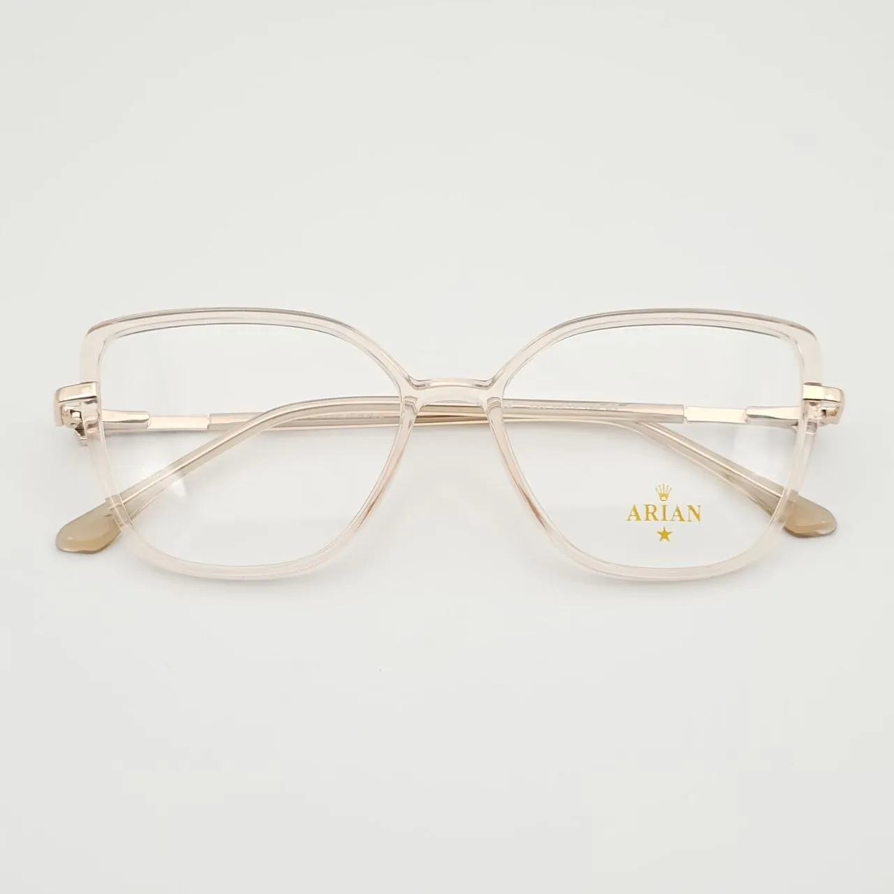 عکس نمای از بالا عینک طبی زنانه برند ARIAN  کد 1220 رنگ beige