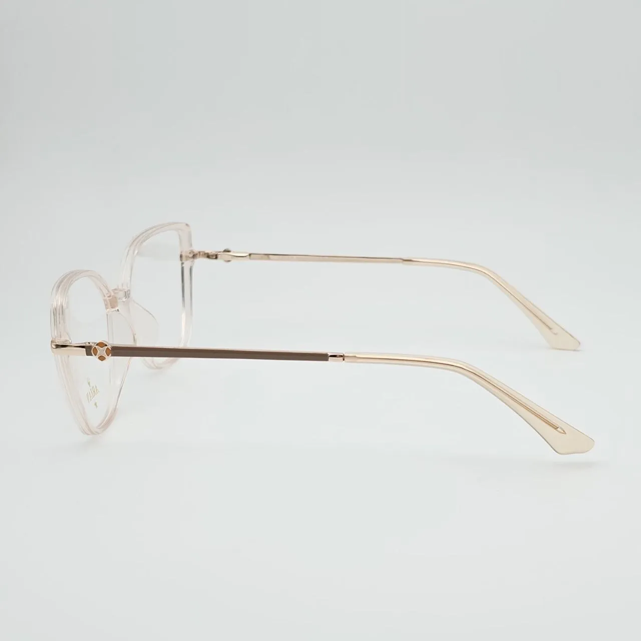 عکس نمای دسته عینک طبی زنانه برند ARIAN  کد 1228 رنگ gold,beige