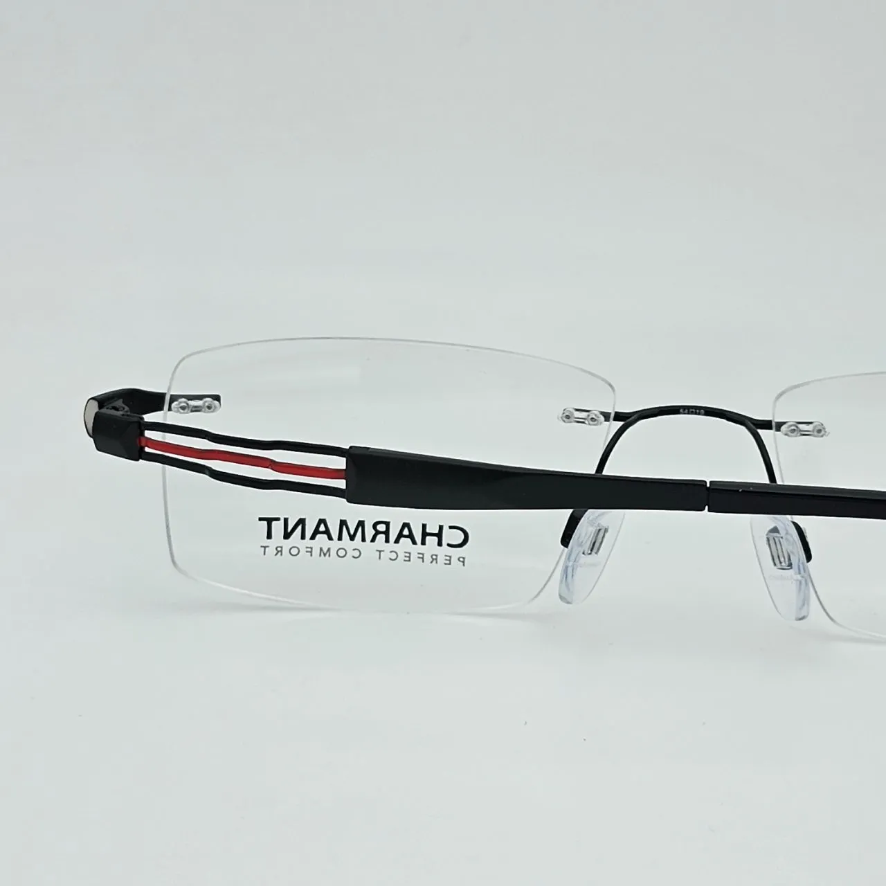 عکس نمای دسته عینک طبی charmant مدل perfect comfort کل ۱۴۳۰ رنگ black