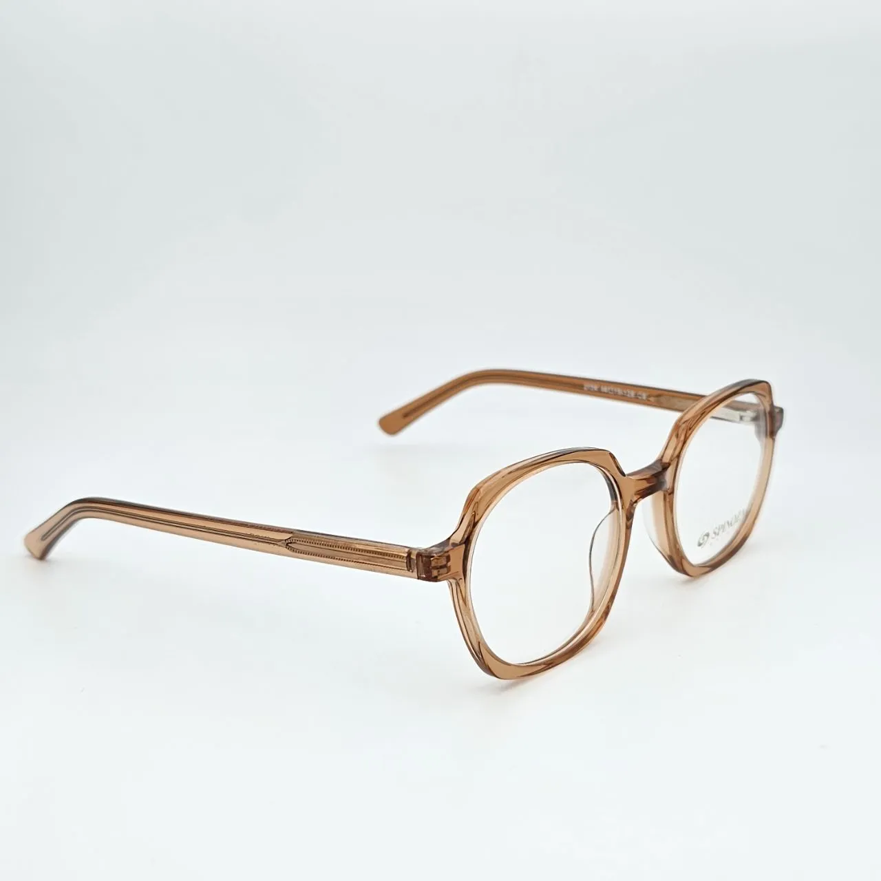 عکس نمای 45 درجه عینک طبی بچگانه برند Spinoza کد 1453 رنگ brown