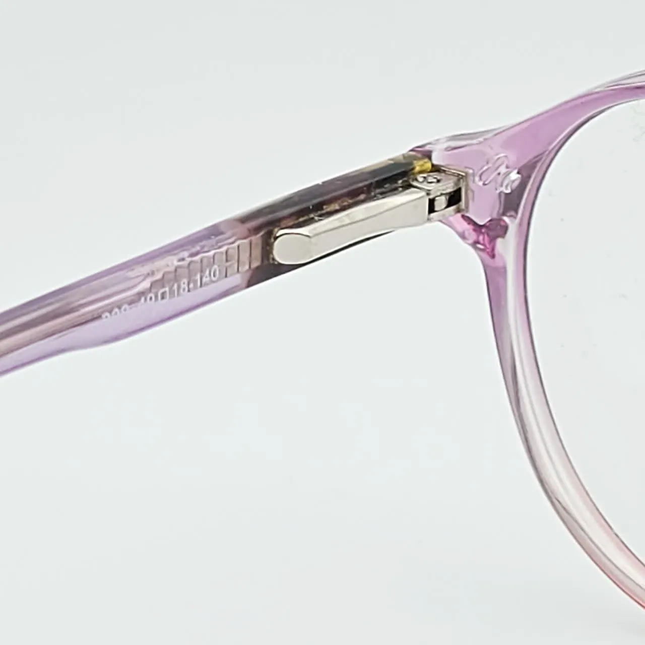 عکس بقیه موارد فریم عینک طبی مردانه-زنانه کائوچو شفاف نیمه گرد برند Eyewear کد ۱۷۱۴ رنگ purple