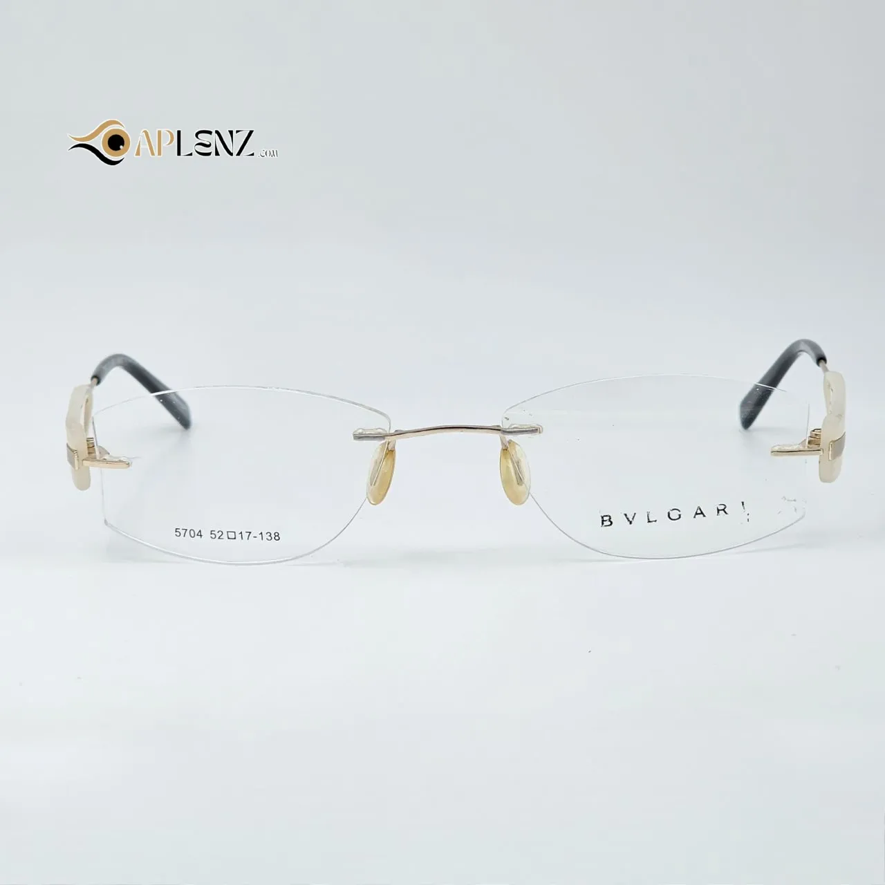 عینک طبی زنانه ریملس BVLGARI کد ۱۷۵۸ - طلایی