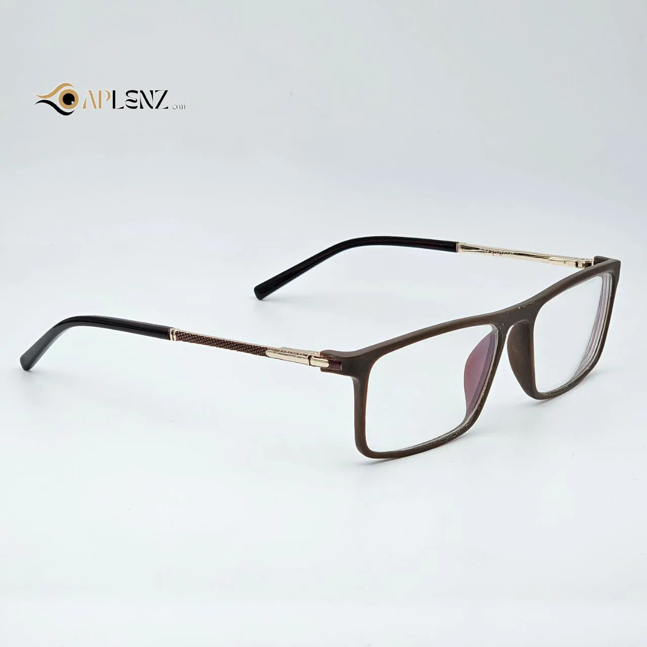 عکس نمای از بالا عینک طبی مردانه-زنانه کائوچو کد ۱۷۷۰ رنگ gold,brown