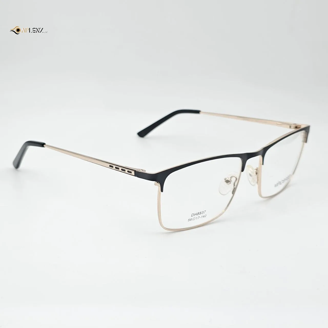 عکس نمای 45 درجه عینک طبی زنانه فلزی VINCENZO رنگ black,gold