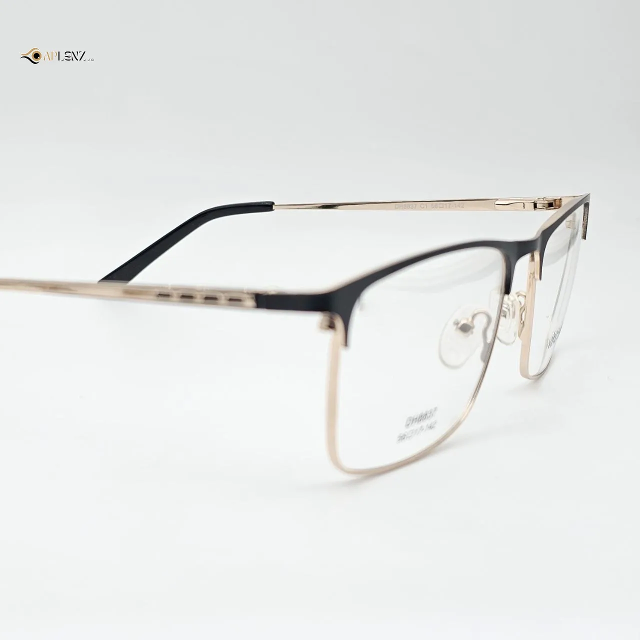 عکس نمای دسته عینک طبی زنانه فلزی VINCENZO رنگ black,gold