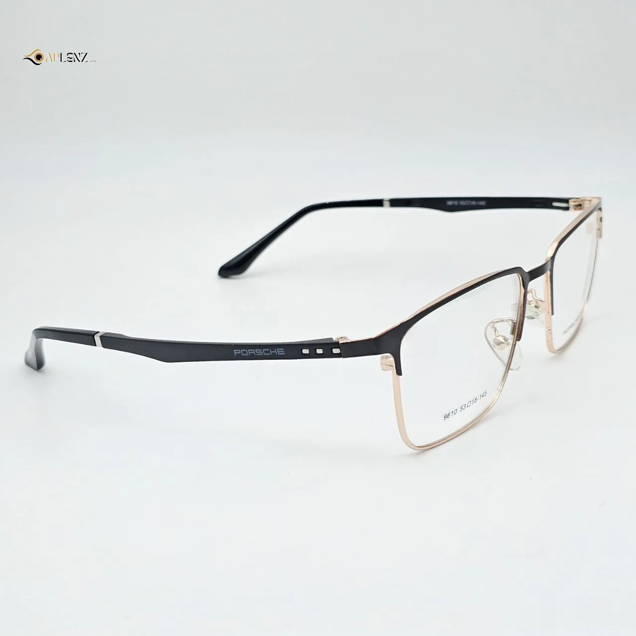 عکس نمای دسته عینک طبی PORSCHE DESIGN رنگ black,gold