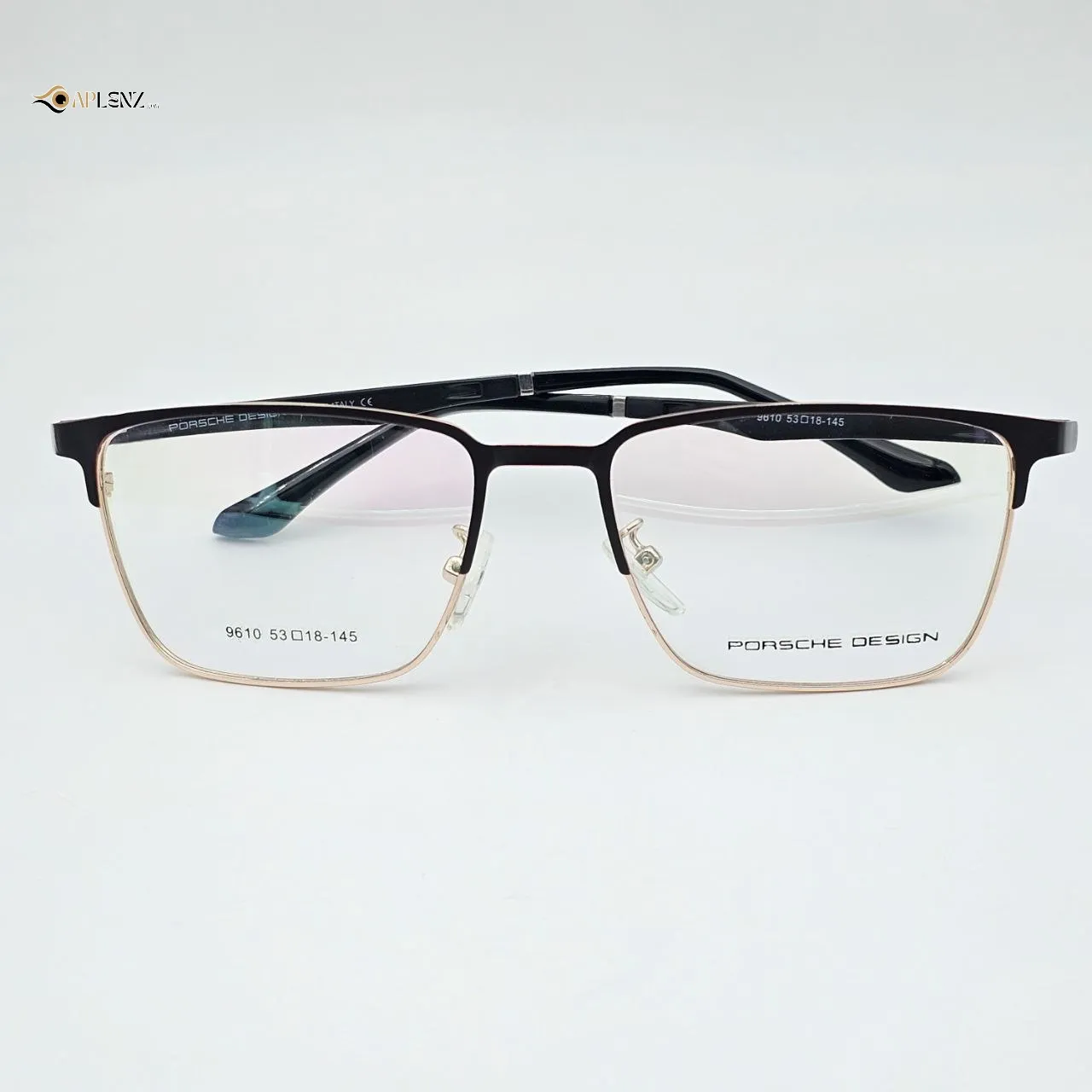 عکس نمای از بالا عینک طبی PORSCHE DESIGN رنگ black,gold