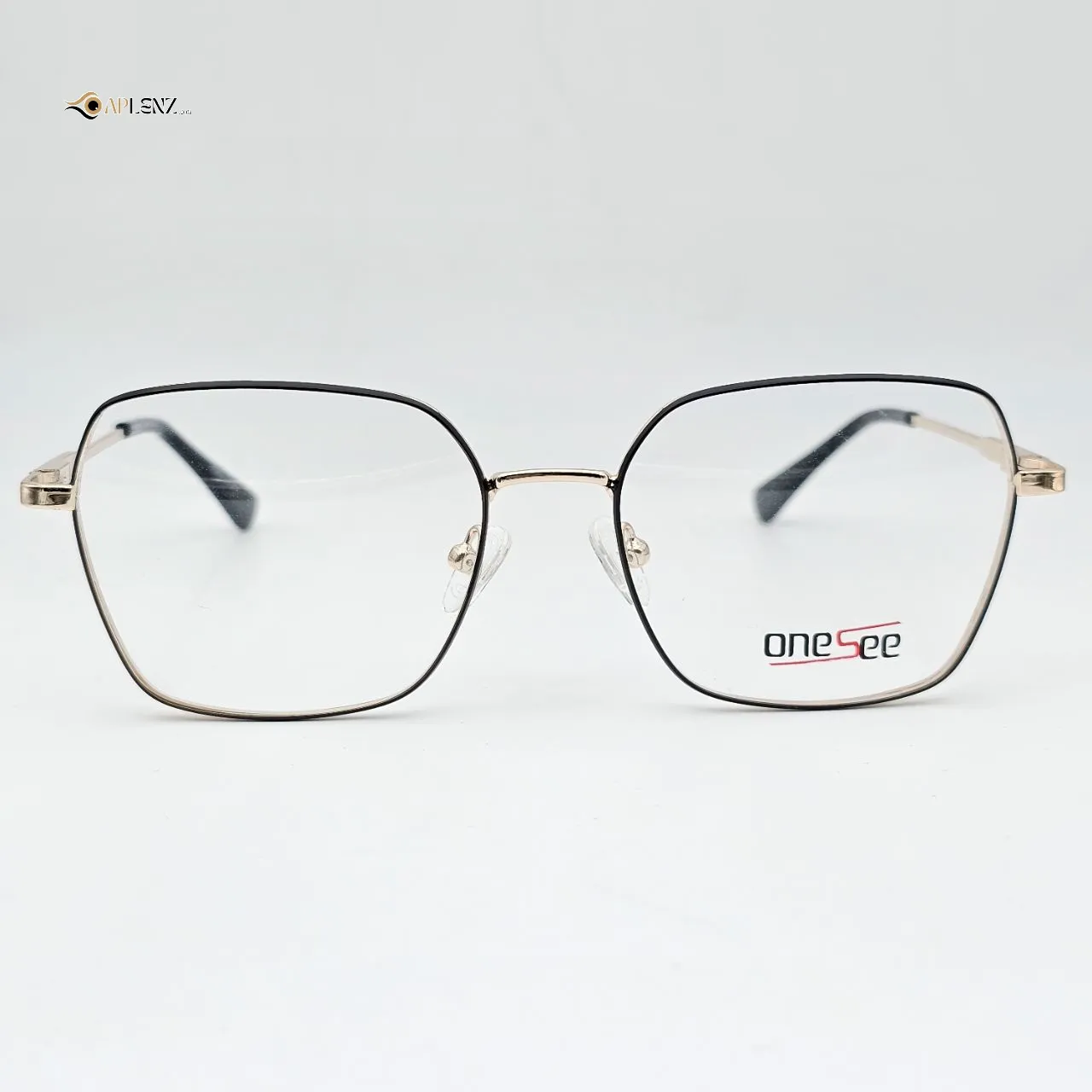 عینک طبی زنانه برند one see - مشکی / طلایی