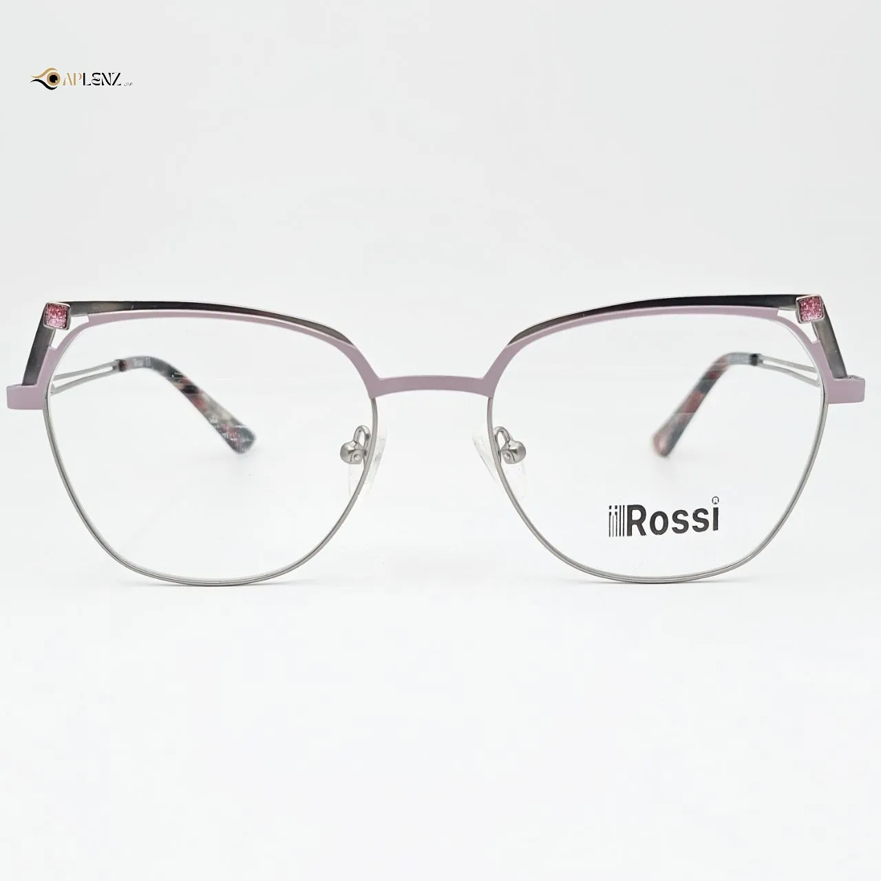 عینک طبی زنانه برند ROSSI - نقره‌ای / صورتی