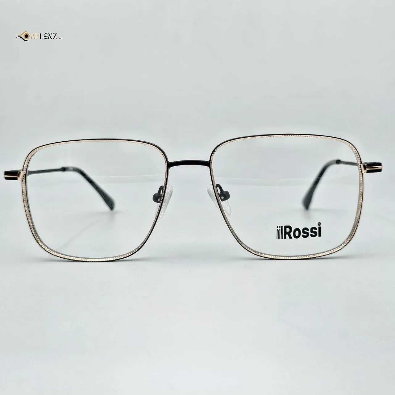 عینک طبی مردانه برند ROSSI - مشکی / طلایی