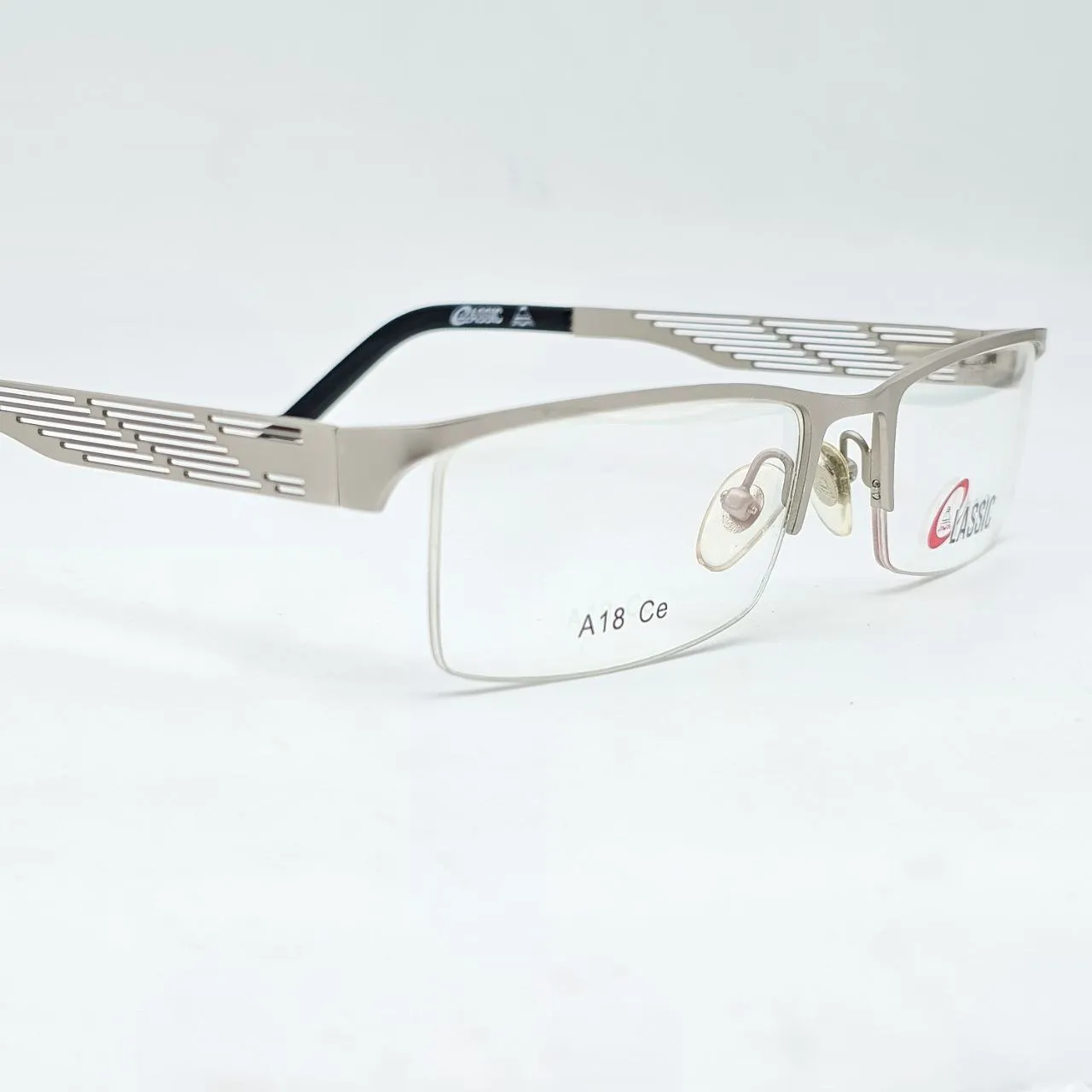 عکس بقیه موارد عینک مستطیلی کلاسیک classic رنگ silver