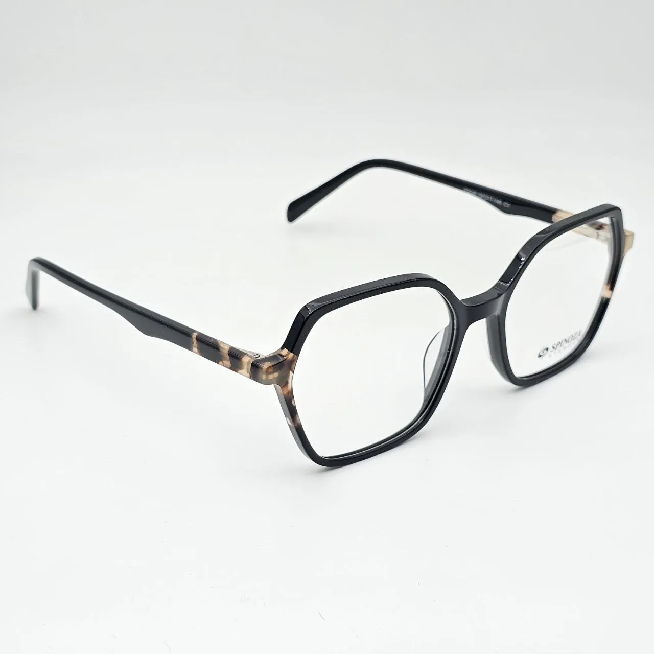 خرید عینک زنانه چندضلعی Spinoza رنگ black,brown