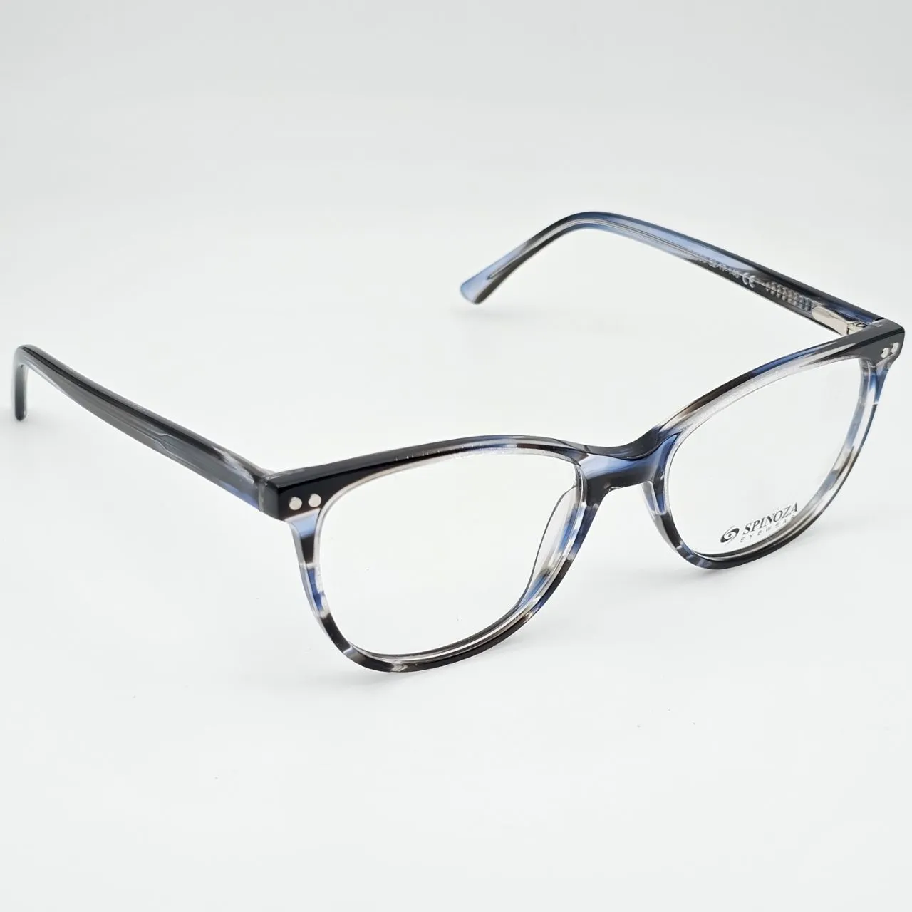 خرید عینک طبی کاوردار برند Spinoza رنگ black,blue