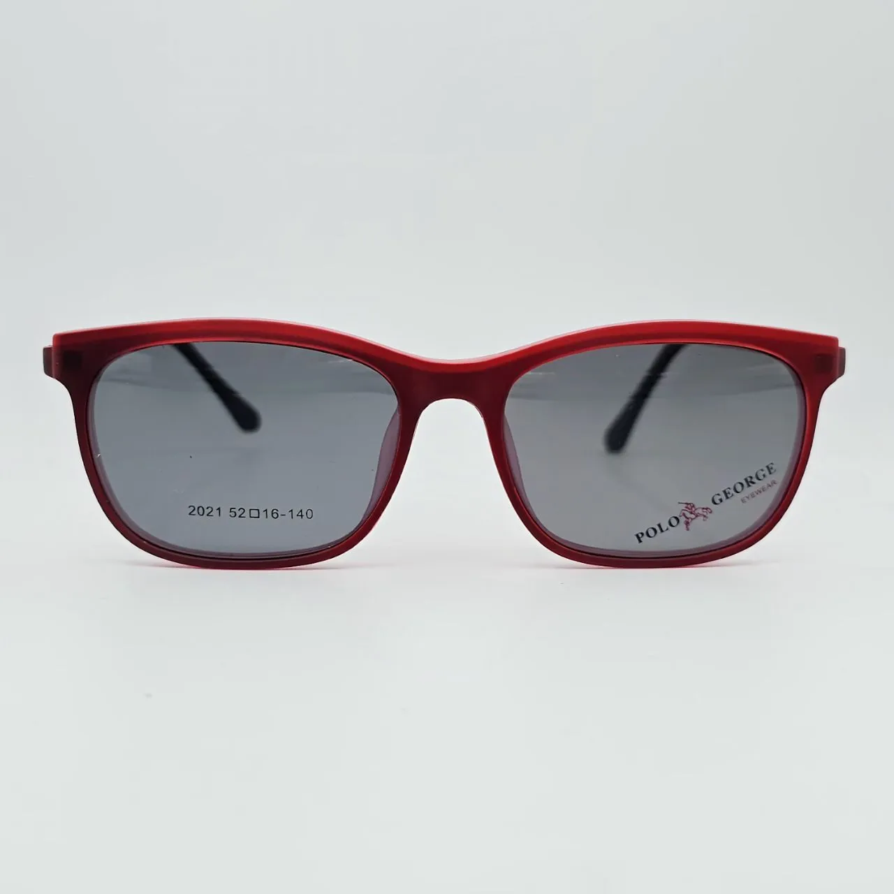 عکس بقیه موارد عینک کاور دار مگنتی برند POLO GEORGE رنگ red