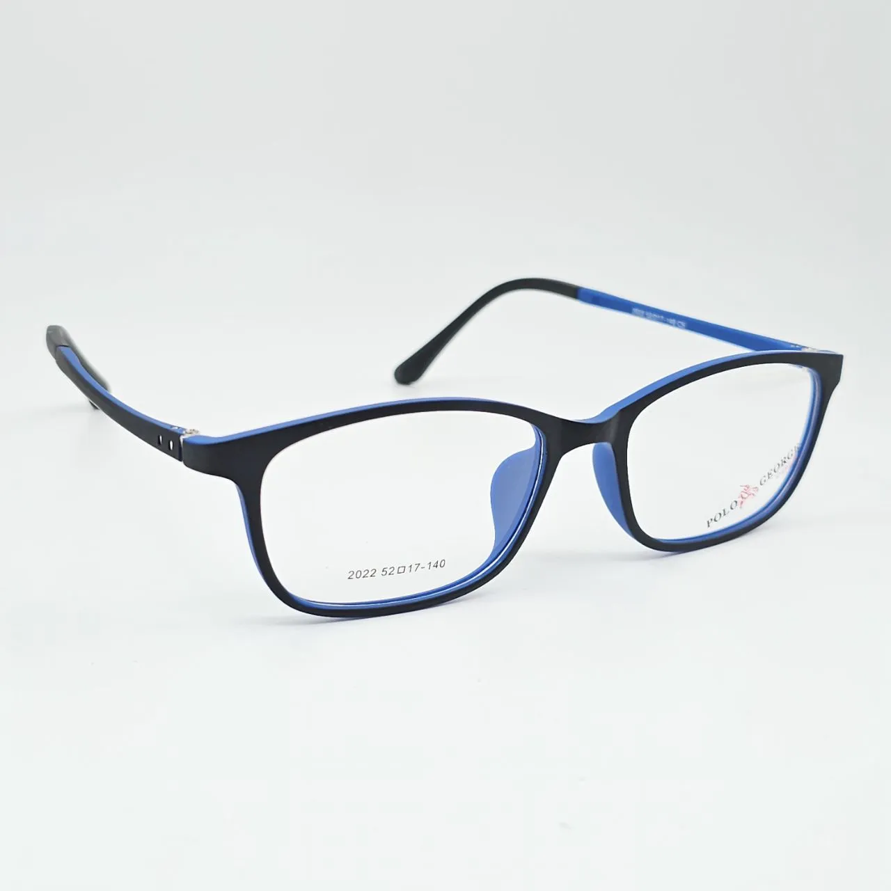 عکس نمای 45 درجه عینک کاور دار مگنتی برند POLO GEORGE رنگ black,blue