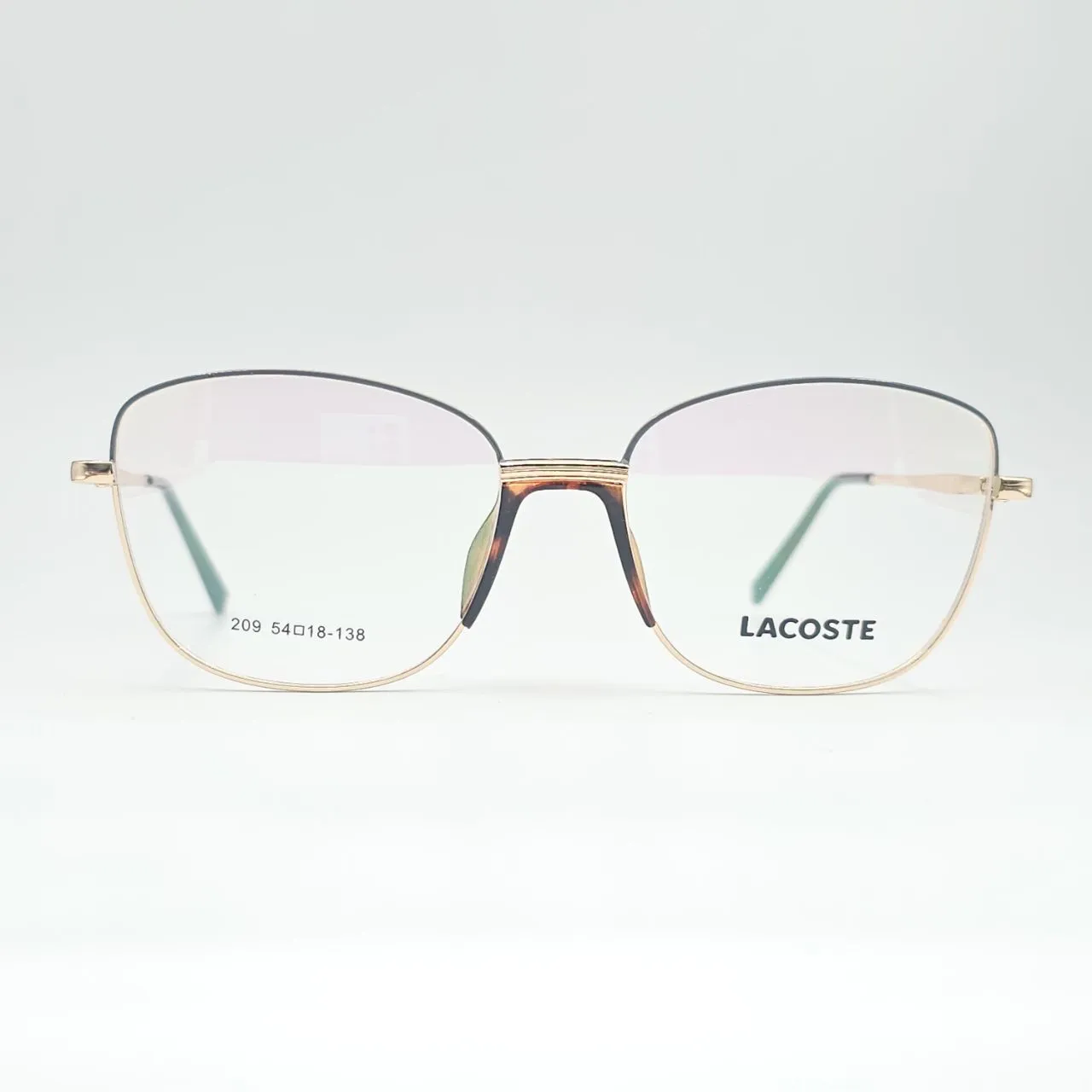 خرید عینک طبی زنانه Lacoste کد 209 رنگ gold,leopard