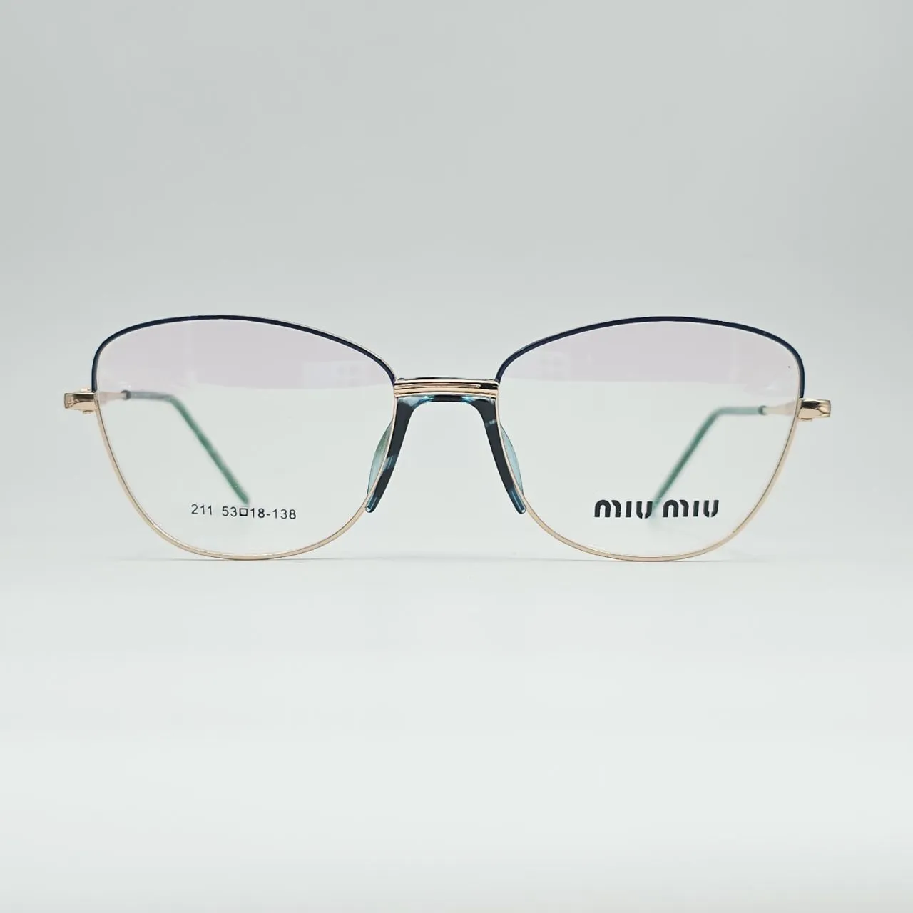 خرید عینک طبی miu miu کد 211 رنگ gold,blue