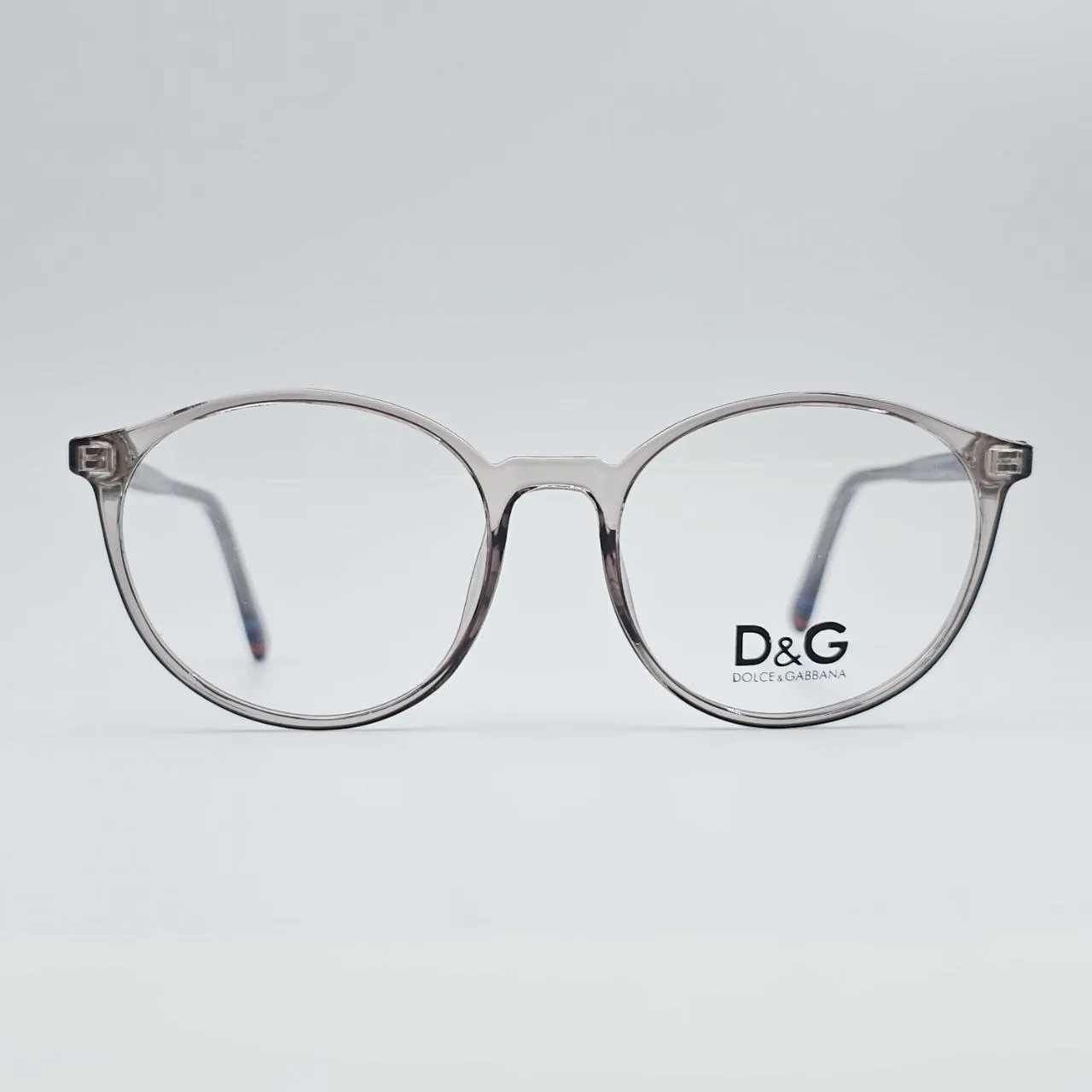 عینک گرد شفاف Dolce & Gabbana (D&G) با طراحی کلاسیک و فریم سبک