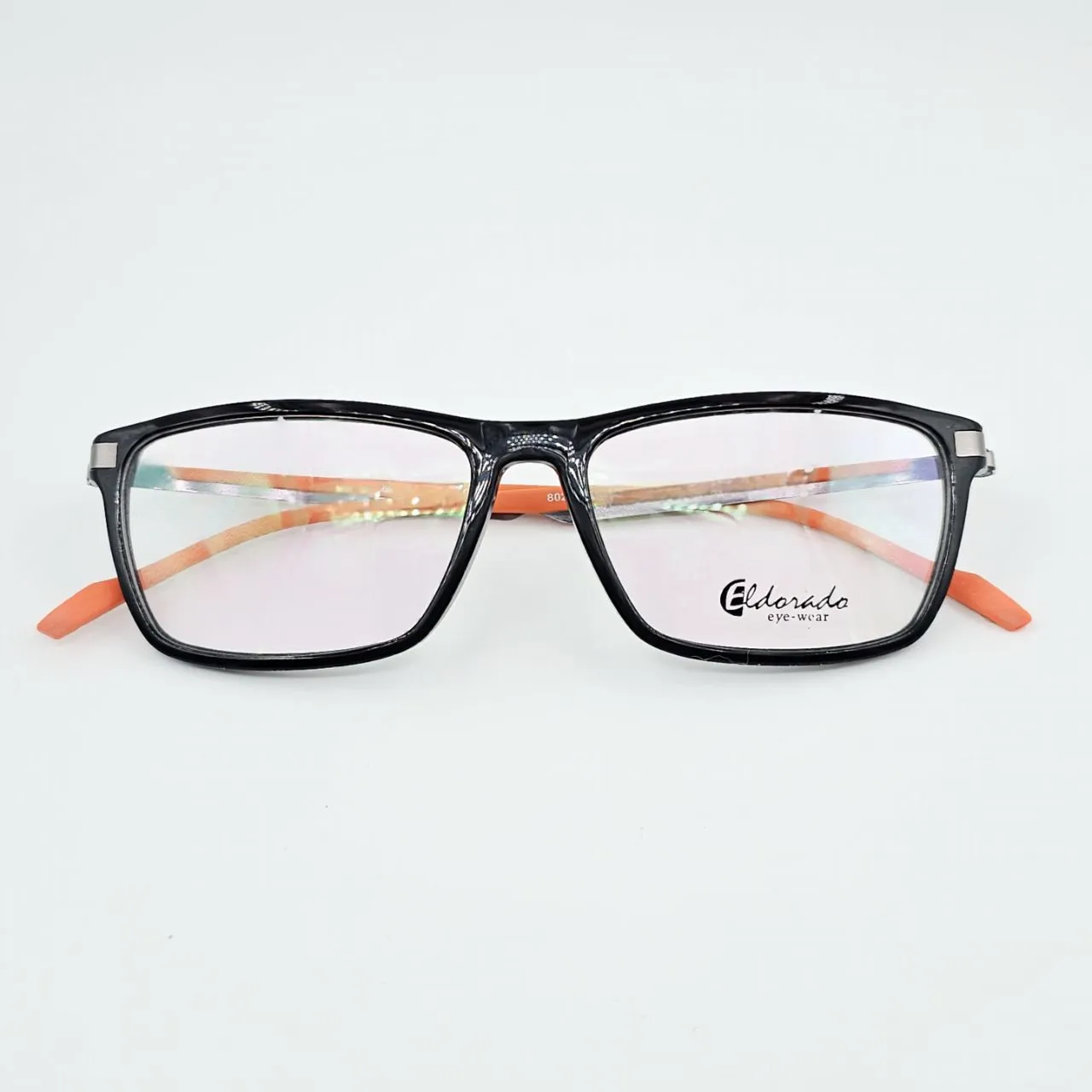 عکس نمای از بالا عینک طبی زنانه و مردانه Eldorado رنگ black,orange