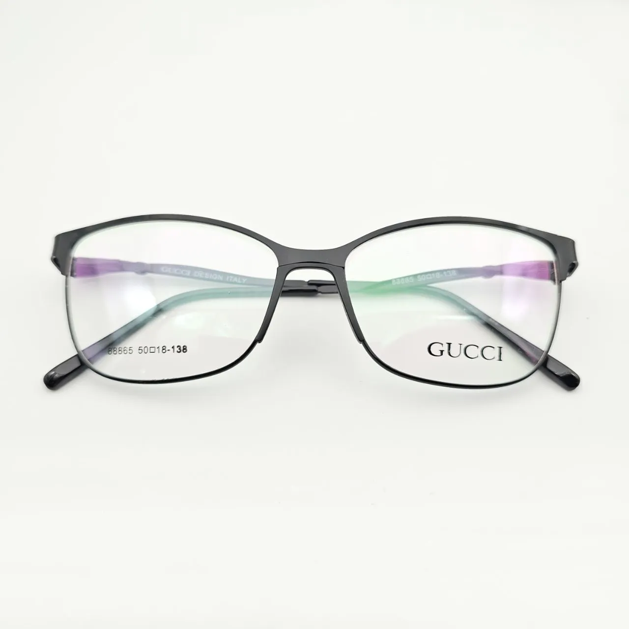 عکس نمای از بالا عینک طبی زنانه مدل GUCCI گوچی کد 88865 رنگ black