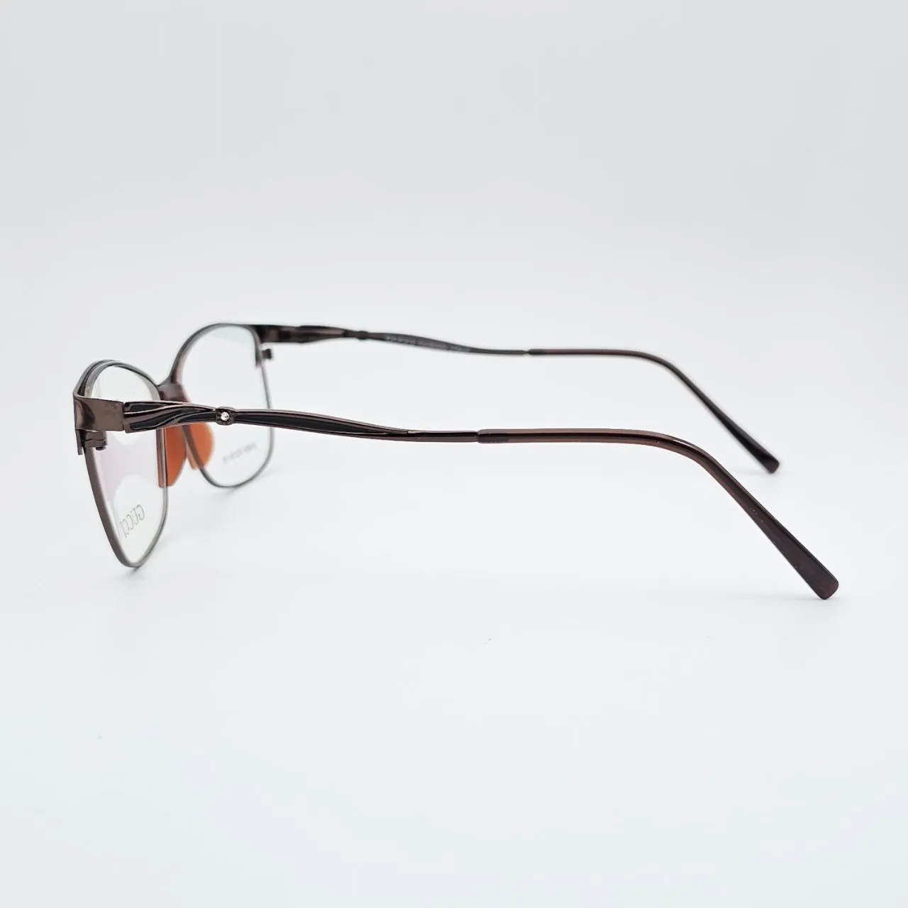 عکس نمای 45 درجه عینک طبی زنانه مدل GUCCI گوچی کد 88865 رنگ brown