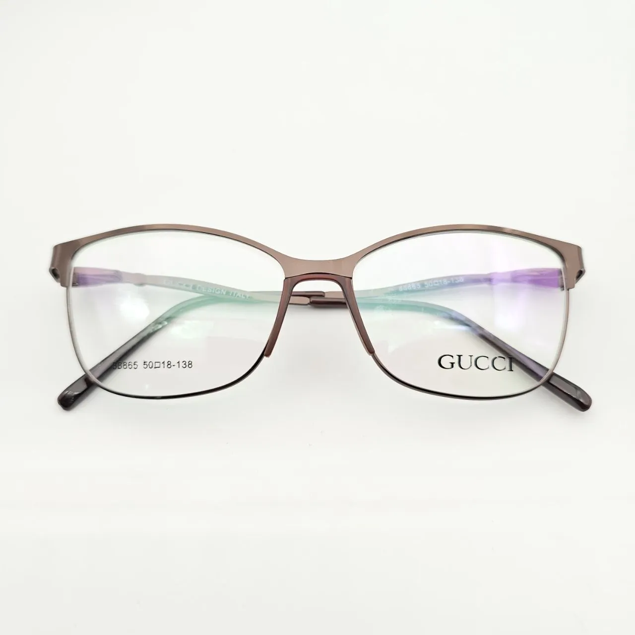 عکس نمای دسته عینک طبی زنانه مدل GUCCI گوچی کد 88865 رنگ brown