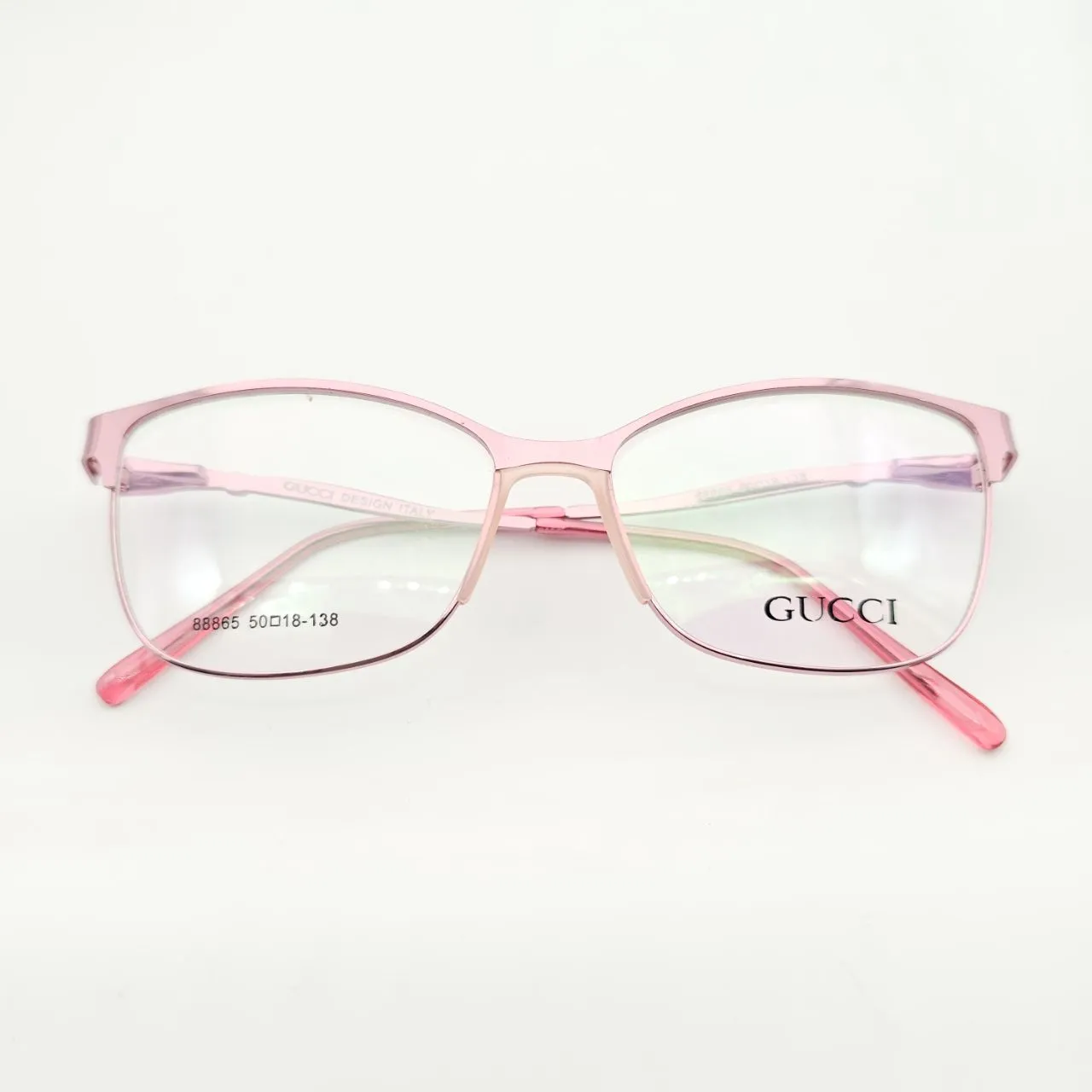 عکس نمای از بالا عینک طبی زنانه مدل GUCCI گوچی کد 88865 رنگ pink