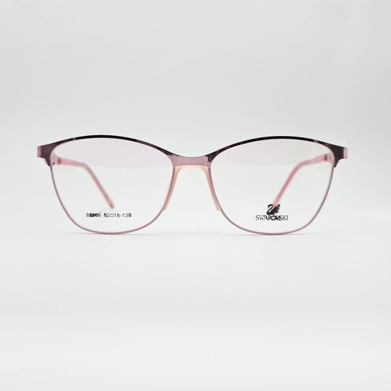 خرید عینک طبی زنانه مدل swarovski کد 88866 رنگ pink