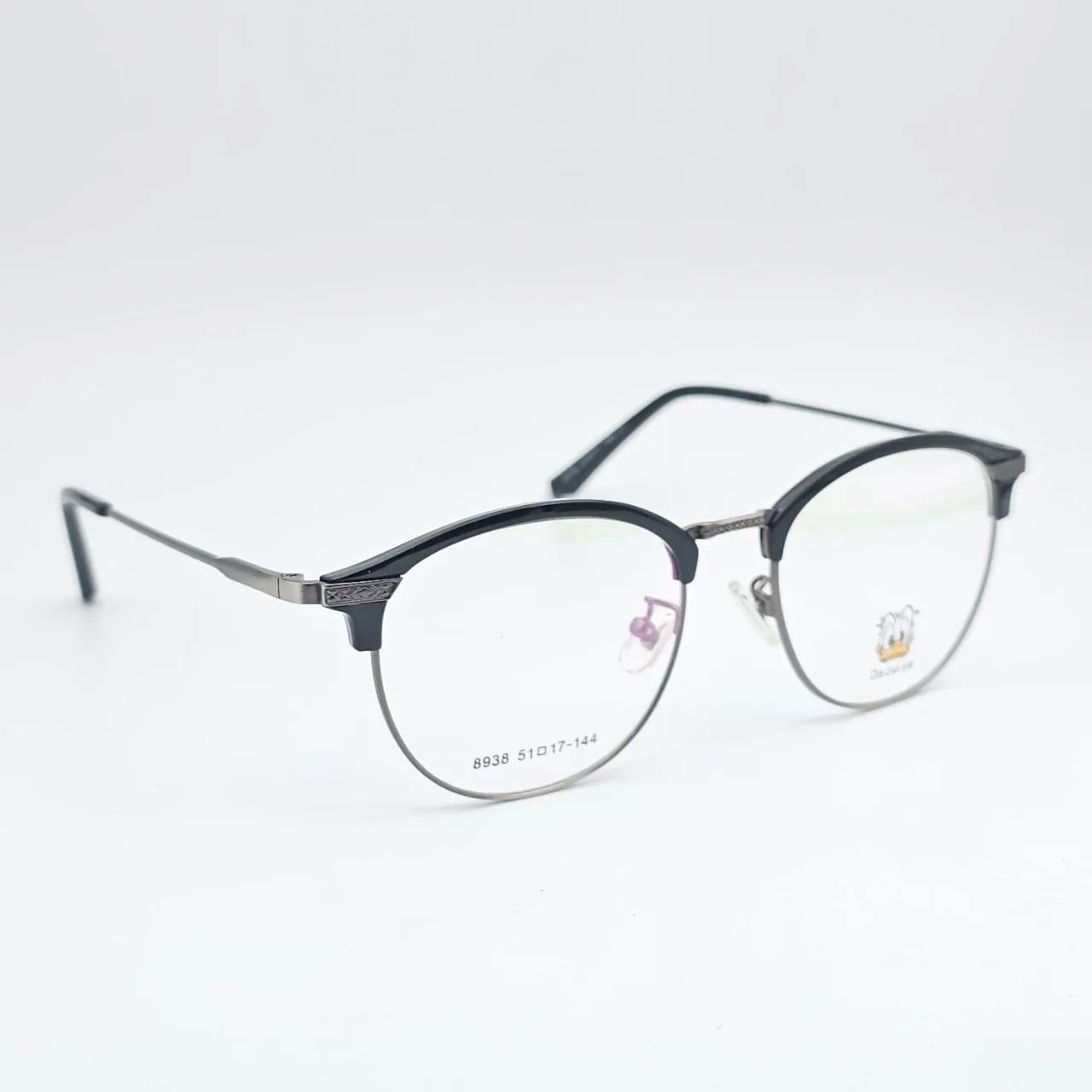 خرید عینک طبی گرد مدل کلاب مستر کد 8938 رنگ black,gray