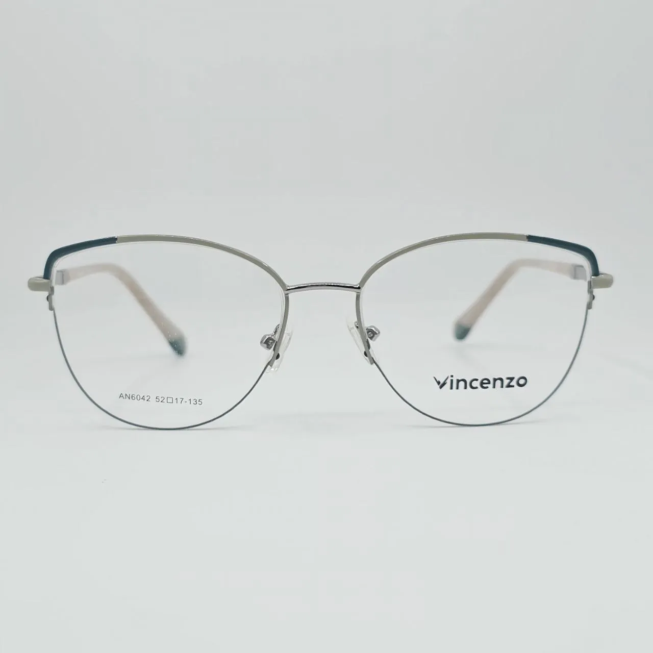 خرید عینک طبی فلزی برند Vincenzo رنگ white,blue