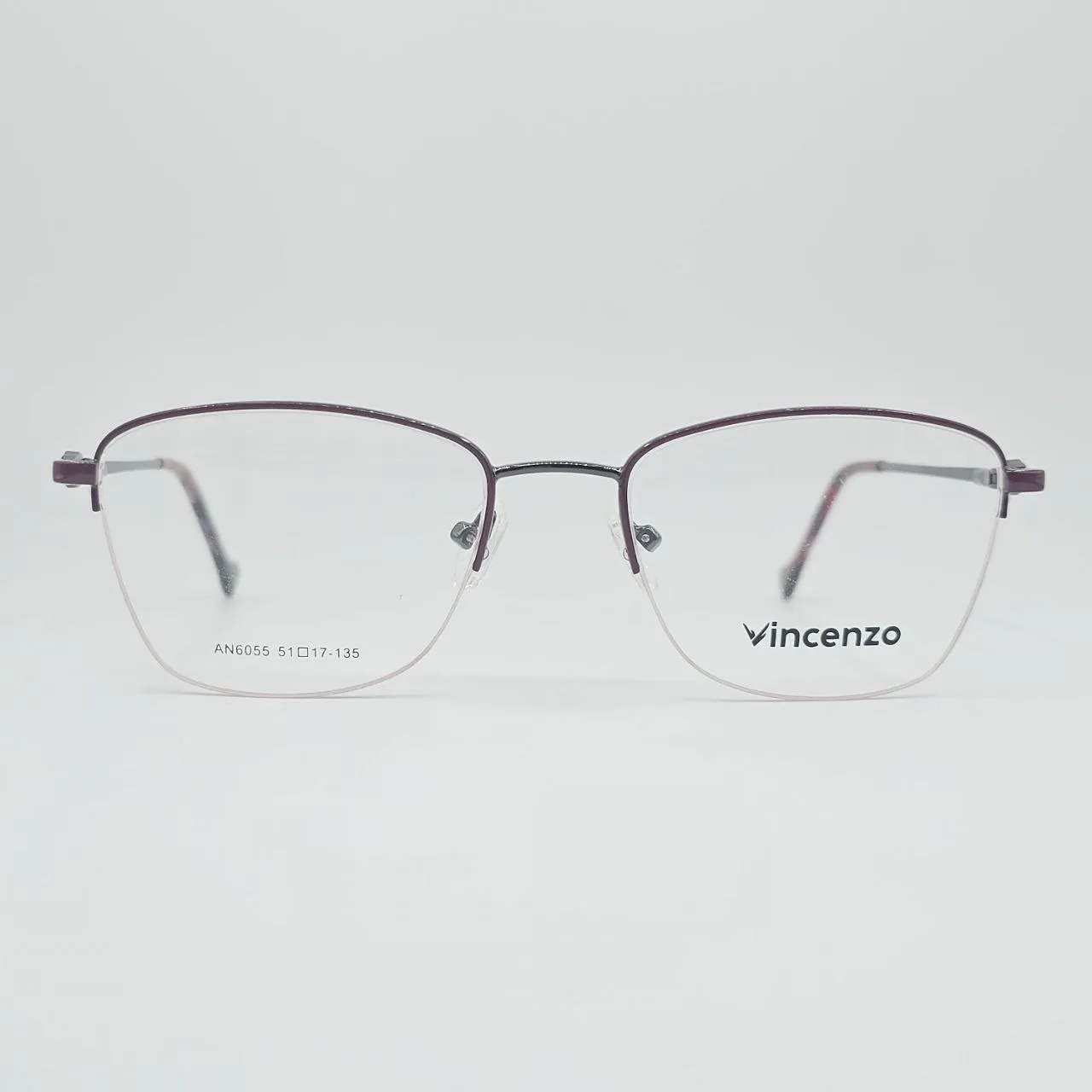 خرید عینک فلزی برند Vincenzo رنگ red:زرشکی