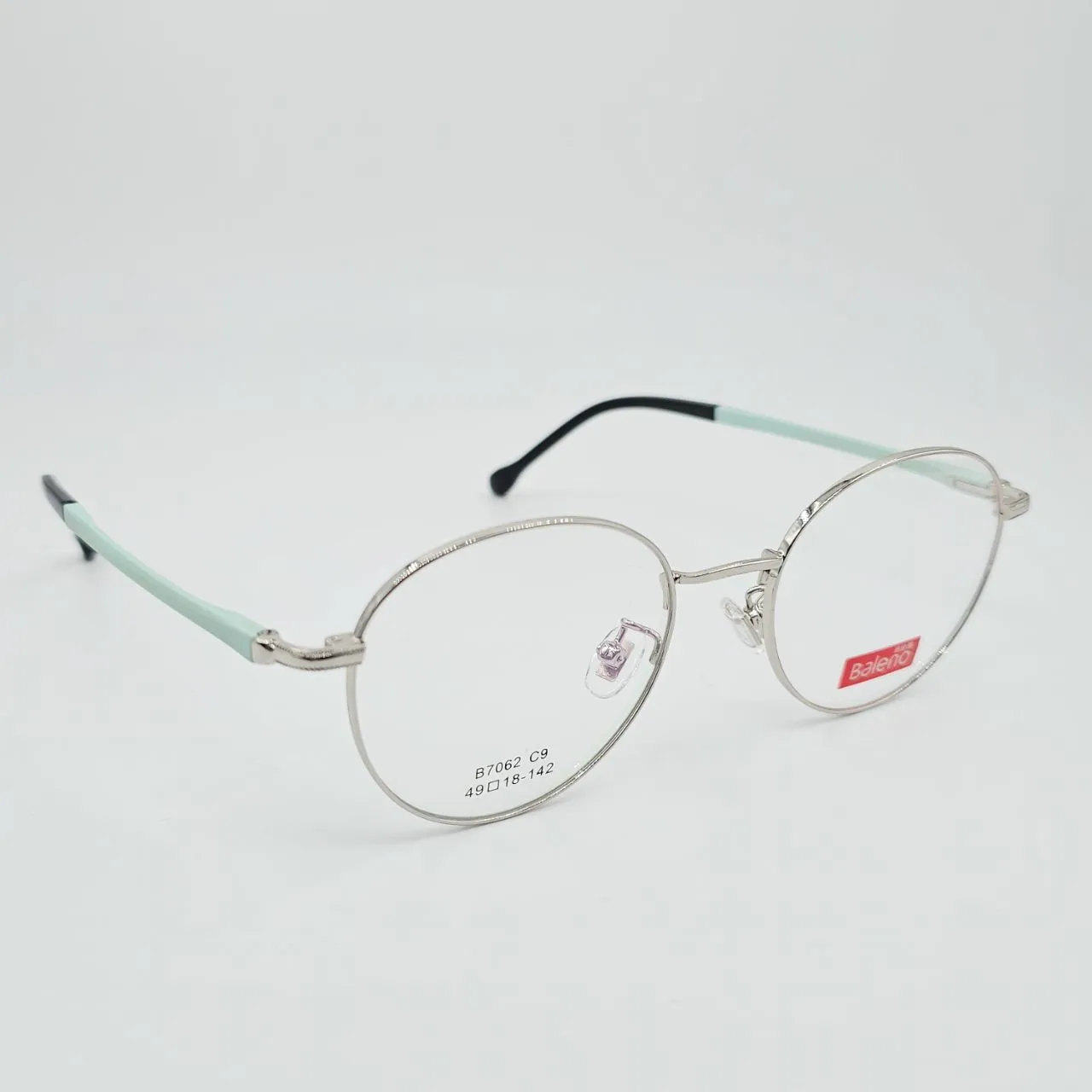 خرید عینک طبی گرد نقره ای مردانه-زنانه رنگ silver,green