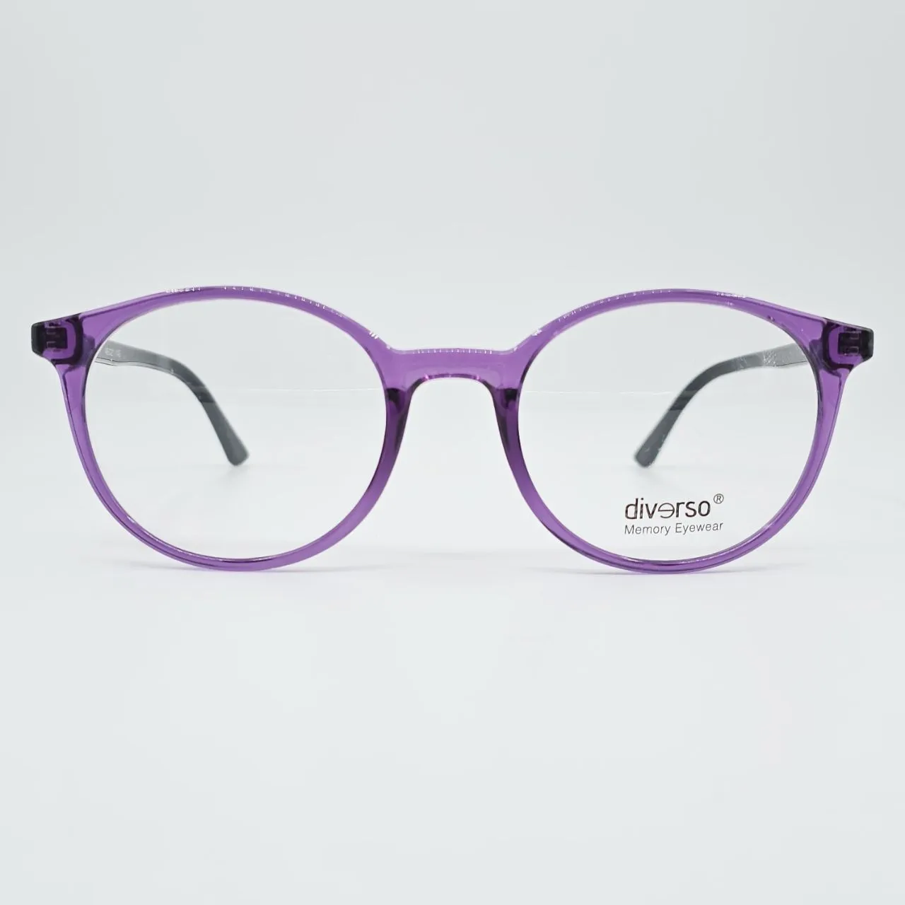 خرید عینک طبی نشکن DIVERSO مدل TR90 رنگ black,purple