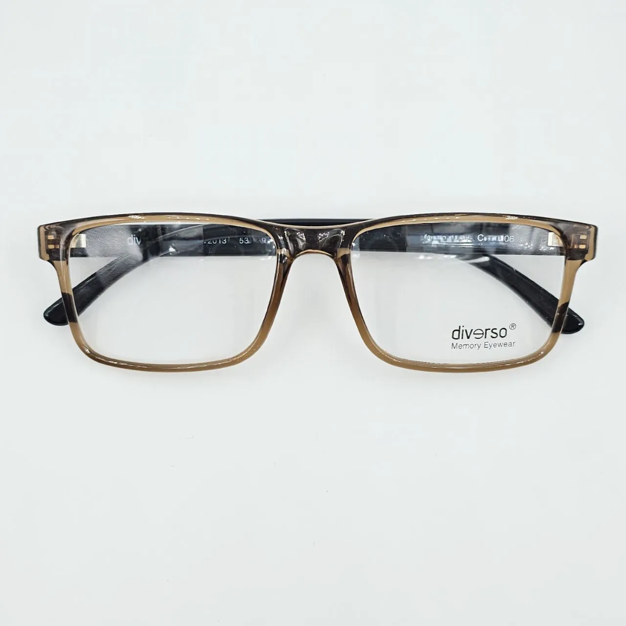 عکس نمای دسته عینک طبی نشکن DIVERSO مدل TR90 رنگ black,beige