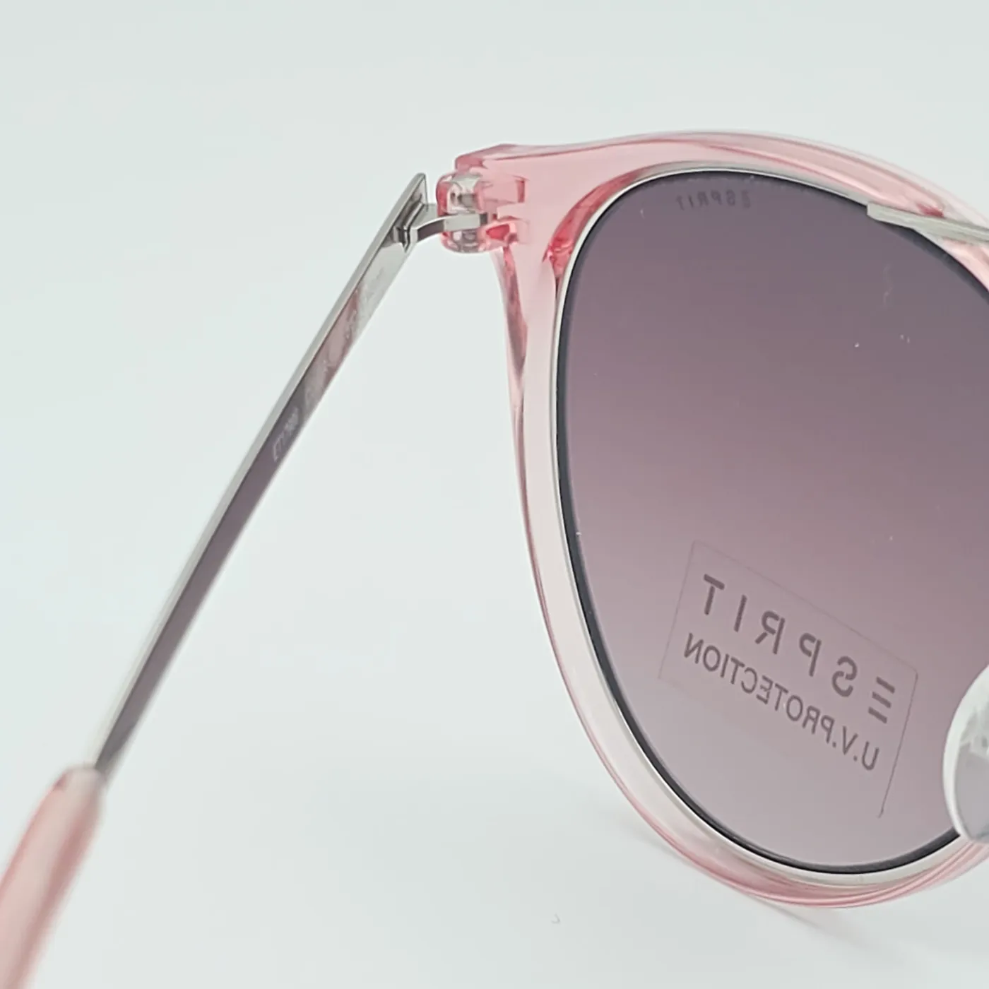 عکس بقیه موارد عینک آفتابی برند ESPRIT رنگ pink:صورتی شفاف نقره‌ای براق