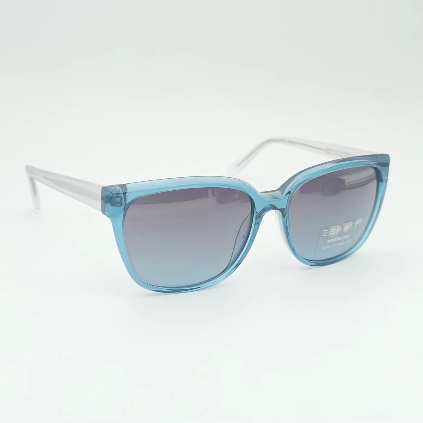 عکس نمای 45 درجه عینک افتابی برندESPRIT رنگ blue:فیروزه ای