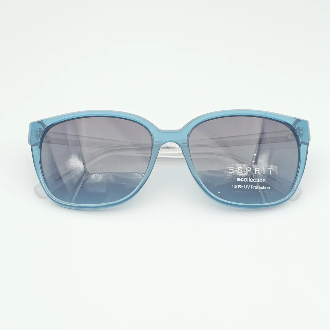 عکس نمای از بالا عینک افتابی برندESPRIT رنگ blue:فیروزه ای