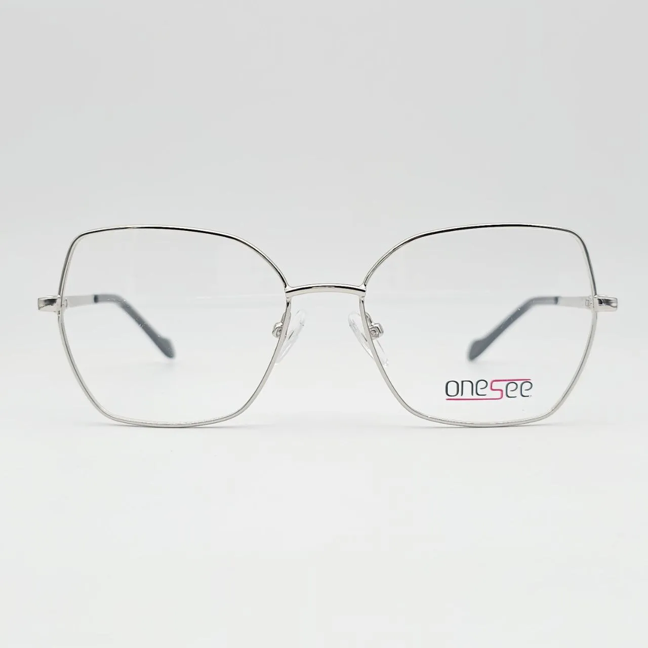 خرید عینک طبی فلزی گربه‌ای OneSee برند ONESEE رنگ black,silver